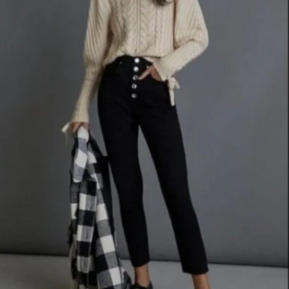 WeWoreWhat Black High Rise Women Jeans